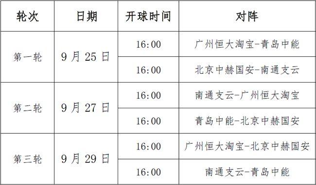 广州恒大赛程表2020